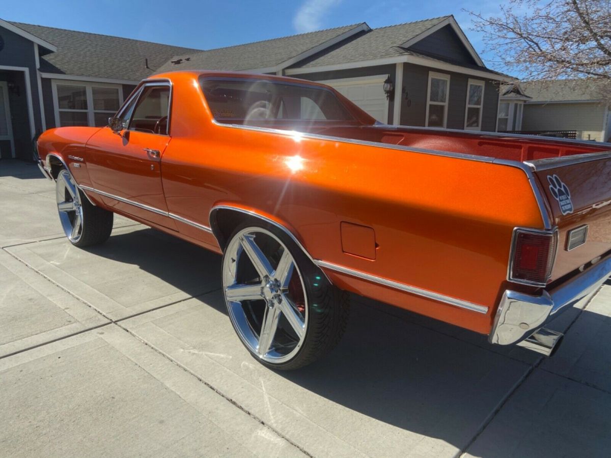 1972 El camino, donk classic, Chevrolet,big wheels,lift,70,71,custom, 1972 Chevrolet El Camino
