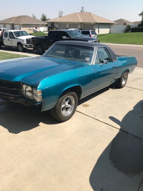 1972 El Camino not SS pure muscle car project 1972 Chevrolet El Camino