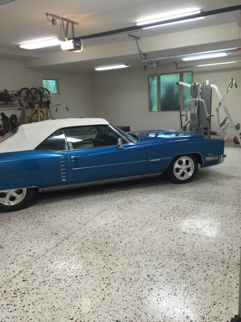 1972 Eldorado Convertible St. Moritz Blue Firemist 1972 Cadillac Eldorado