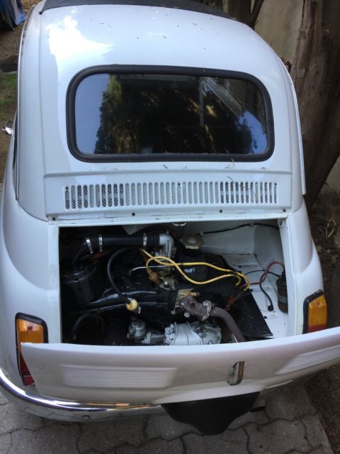 1972 FIAT 500, located in Southern France near St. Tropez, no bondo, solid body 1972 Fiat 500
