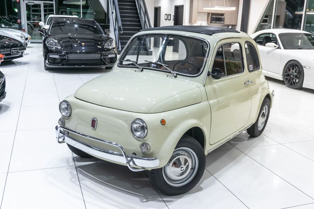 1972 Fiat 500L FULLY RESTORED! RAGTOP ROOF! LUSSO PKG! - photo 4