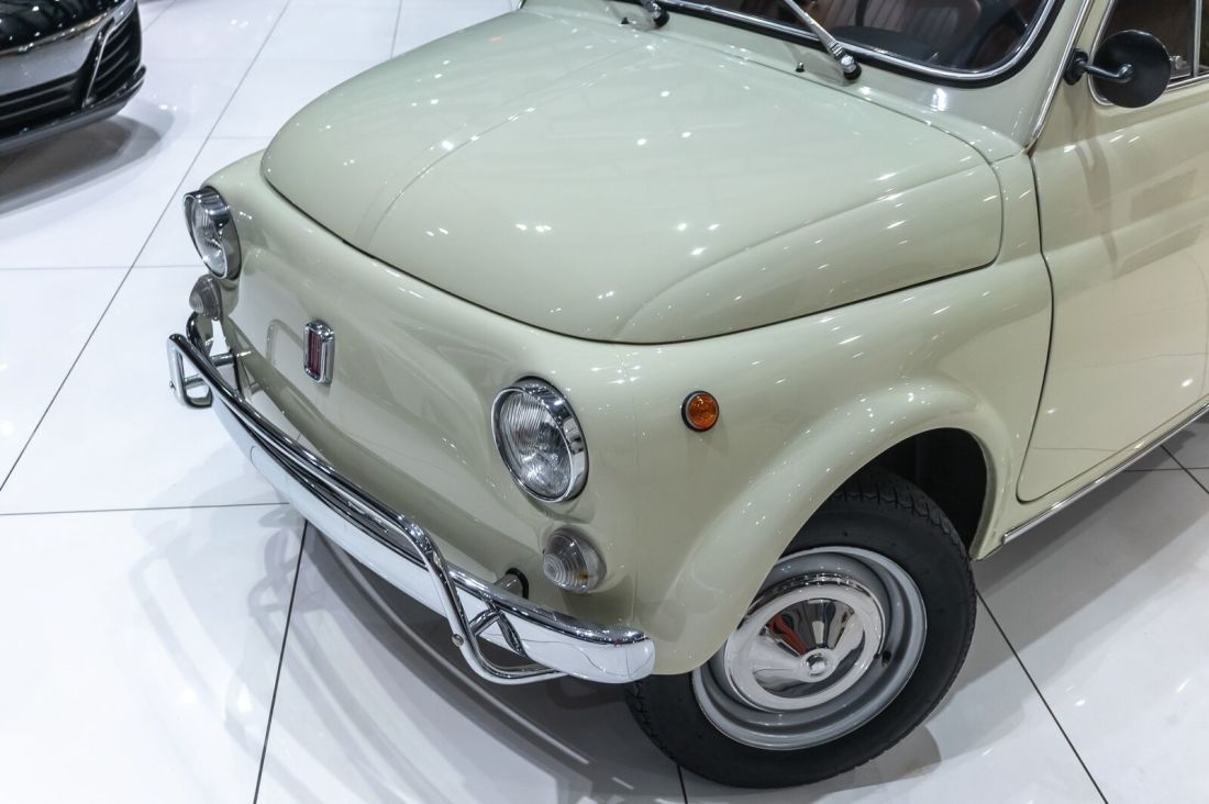 1972 Fiat 500L FULLY RESTORED! RAGTOP ROOF! LUSSO PKG! - photo 5