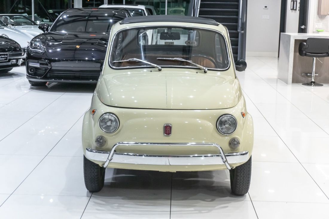 1972 Fiat 500L FULLY RESTORED! RAGTOP ROOF! LUSSO PKG! - photo 8