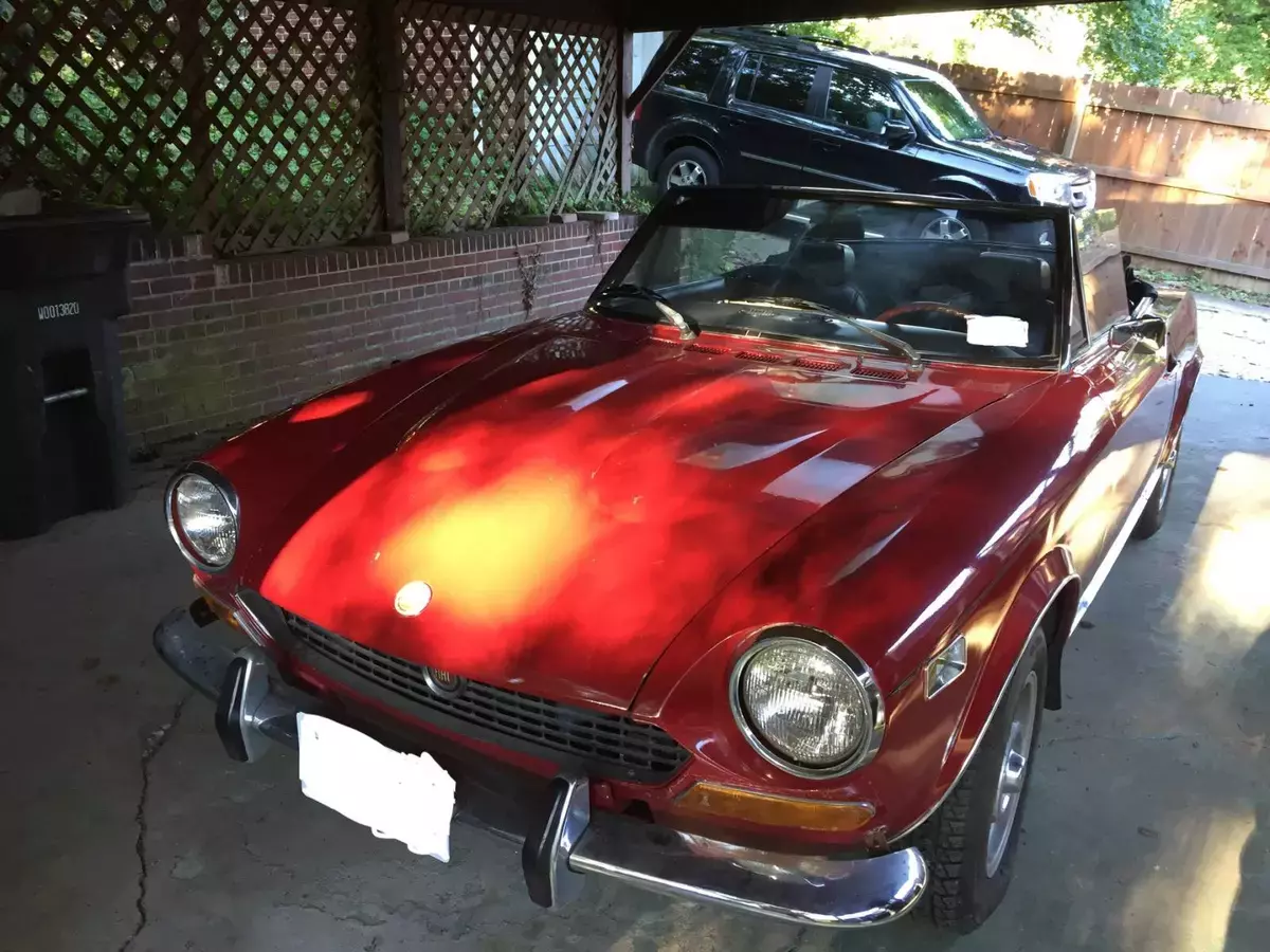 1972 FIAT SPIDER 1972 Fiat 124 Spider 1972 FIAT 124 SPIDER