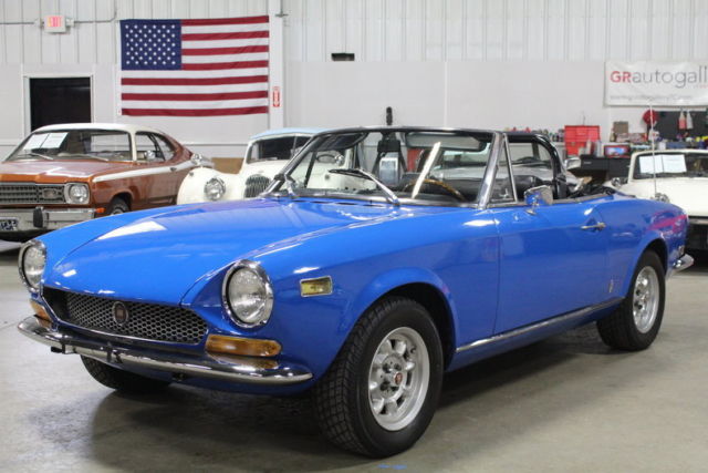 1972 Fiat Spider 88438 Miles Blue Convertible 4 Cyl 4 Speed Manual 1972 Fiat Spider --