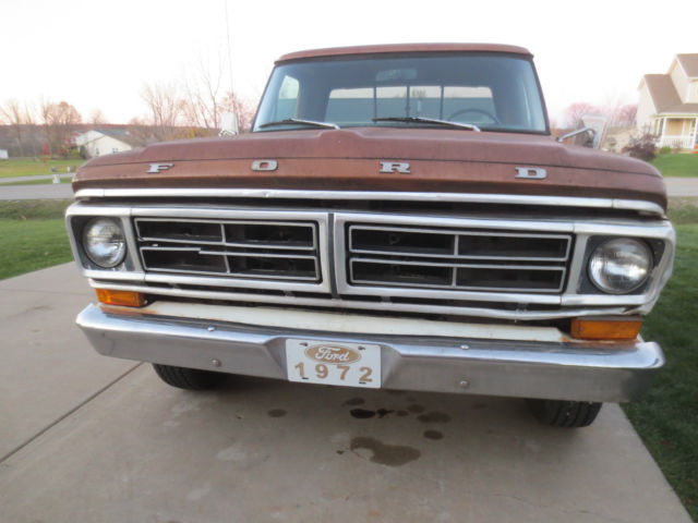 1972 Ford 250 3/4 Ton Camper Special 1972 Ford F-250