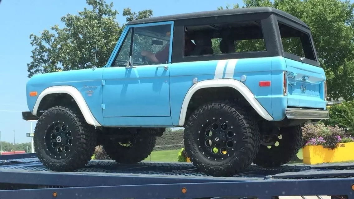 1972 Ford Bronco Blue 1972 Ford Bronco