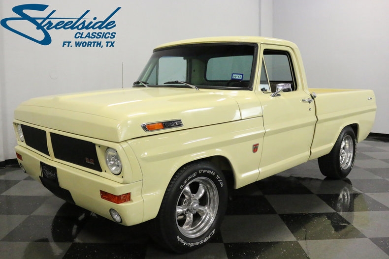 1972 Ford F-100 Custom 858 Miles Yellow Pickup Truck 302 V8 5 Speed Manual 1972 Ford F-100 Custom