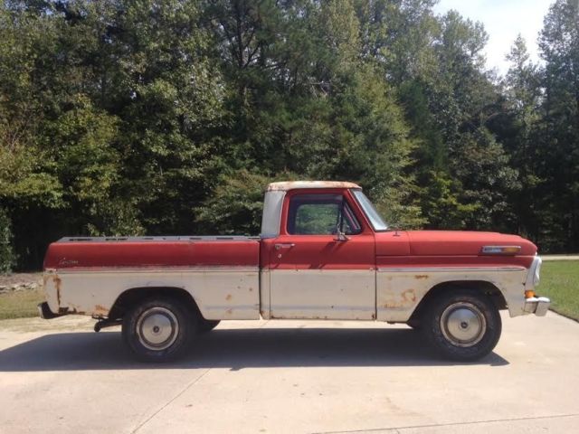 1972 Ford F-100 Ranger CUSTOM SHORT BED TRUCK Great PATINA!!! LOOK HERE!!! 1972 Ford F-100