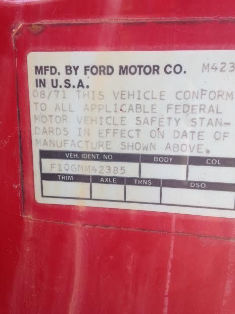 1972 Ford F-100 - photo 12