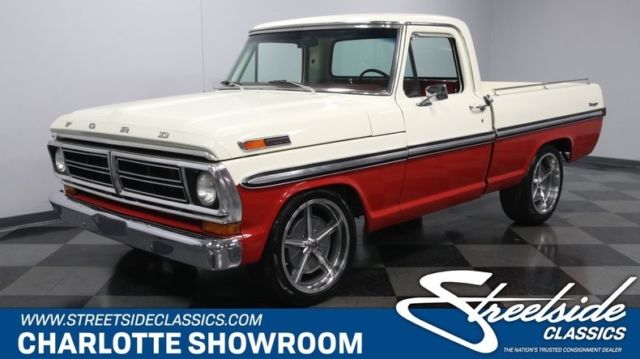 1972 Ford F-100 Ranger Pickup Truck 351 Windsor V8 3 Speed Automatic Classic Vin 1972 Ford F-100 Ranger