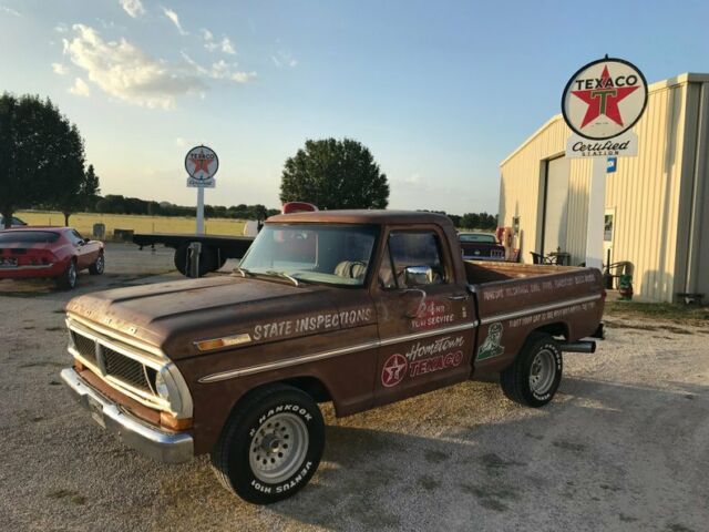 1972 Ford F100 Advertising Texaco service truck 302 3SPD ps cool 58061 Miles Rus 1972 Ford F-100 Advertising Texaco service truck 302 3SPD ps cool