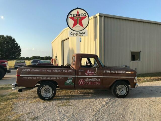 1972 Ford F-100 Advertising Texaco service truck 302 3SPD ps cool - photo 2