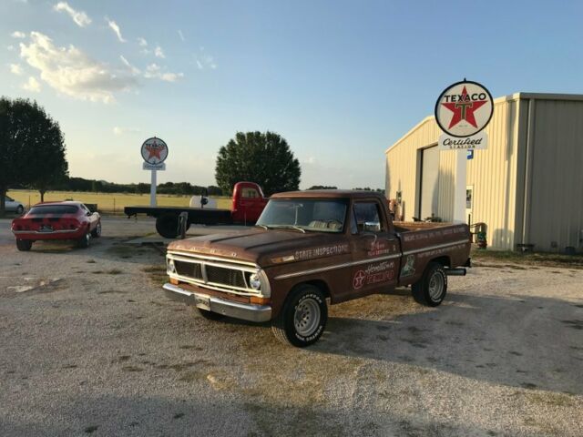 1972 Ford F-100 Advertising Texaco service truck 302 3SPD ps cool - photo 3