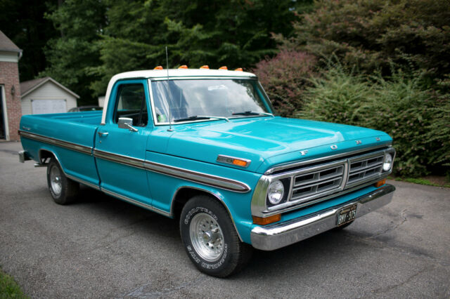 1972 Ford F100 Ranger XLT pickup with rebuilt 360 V8 edelbrock holley very clean 1972 Ford F-100 Ranger XLT