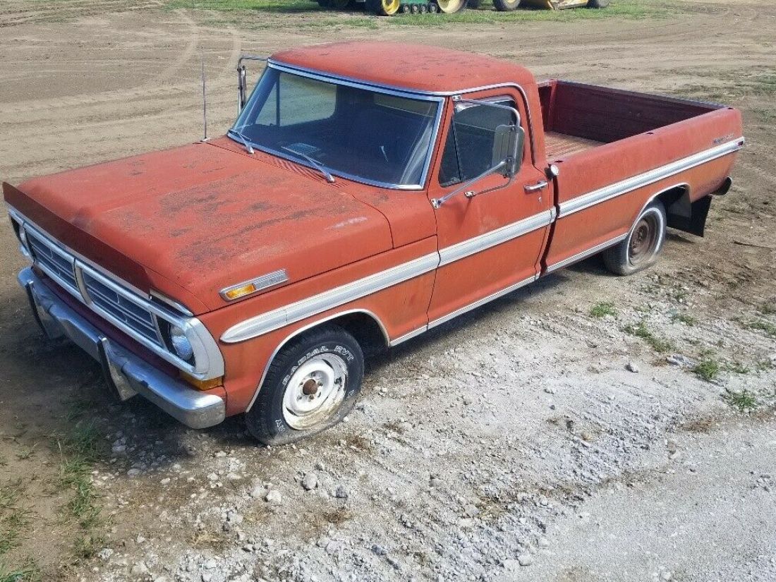 1972 Ford F100 XLT pickup RARE HIGHLY OPTIONED....ONE OWNER, Barn Find 1972 Ford F-100