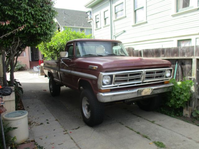 1972 Ford F250 4x4 1972 Ford F-250