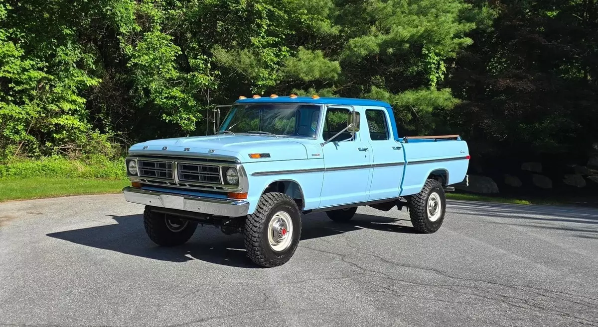 1972 FORD F250 4x4 CREW CAB HIGHBOY 1 of 1 AZ RUST-FREE GODZILLA V-8 RESTO-MOD! 1972 Ford F-250