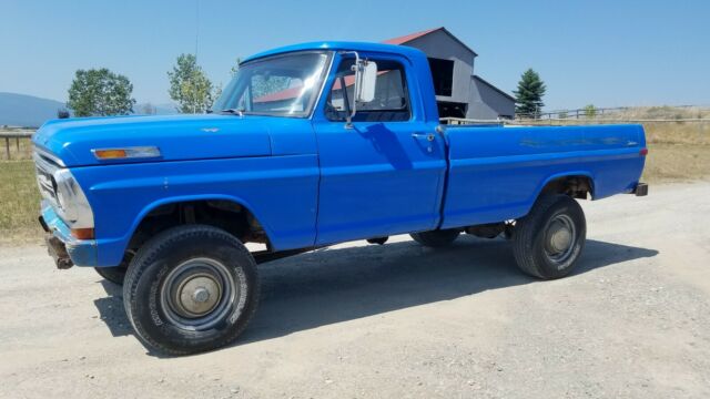1972 FORD F250 4X4 HIGHBOY PICKUP TRUCK: RUNS GOOD, SOLID BODY, 99.9% RUST FREE! 1972 Ford F-250