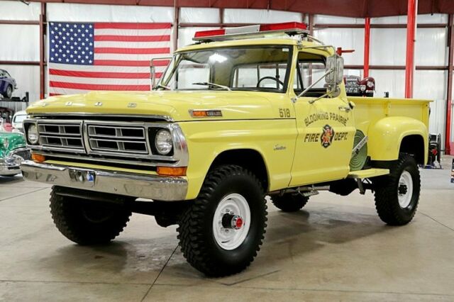 1972 Ford F250 High Boy 13793 Miles Yellow Pickup Truck 360ci V8 Manual 1972 Ford F-250 High Boy