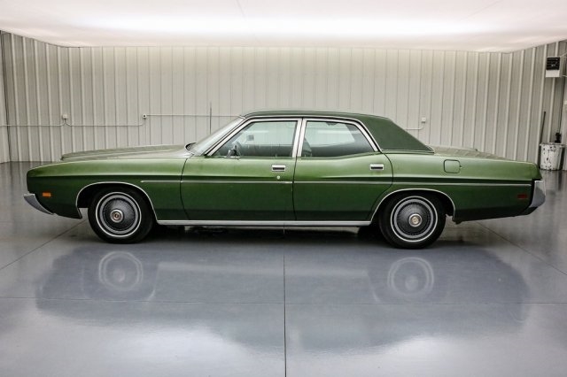 1972 Ford Galaxie 500 Green > Ivy Gold Metallic V8 6 Seats Rare! - photo 8