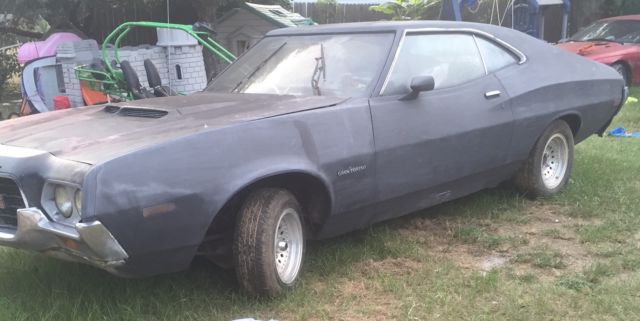 1972 Ford Gran Torino SS Fastback Cobra Jet Barn Find 429 Cobra Jet 1972 Ford Torino SS