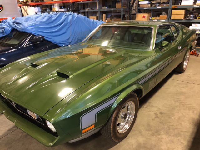 1972 Ford Mach 1 351 Cobra Jet -OEM Q Code- Ivy Glow Metalic- 83,000+ miles 1972 Ford Mustang
