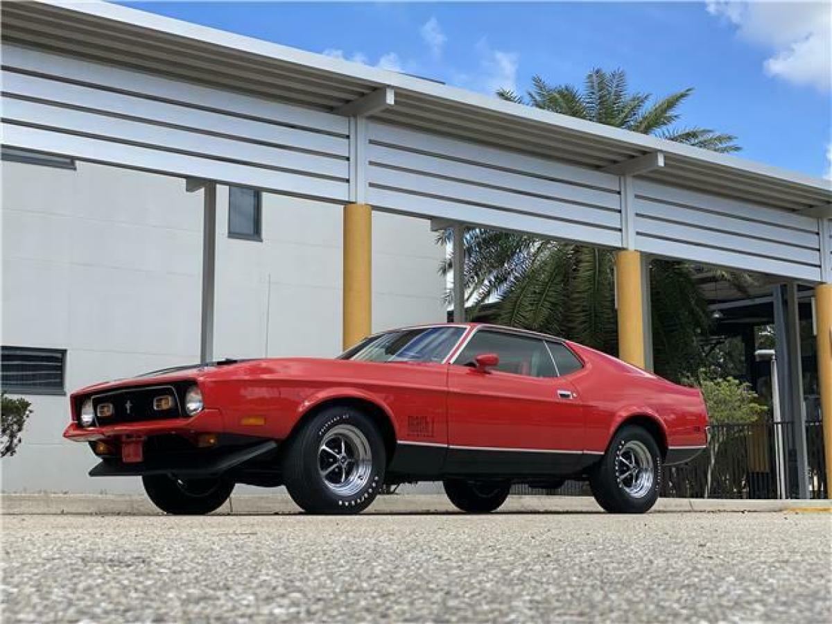 1972 Ford Mustang 351 H.O. Mach 1 Factory 4-Speed HO RARE Cobra Jet 1 of 336 BB 1972 Ford Mustang