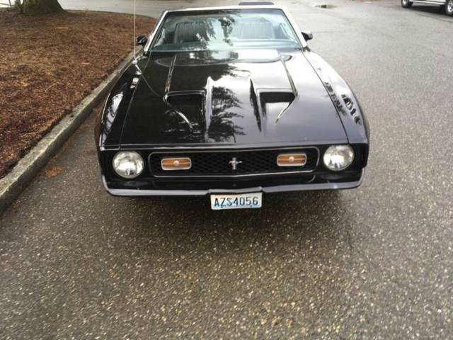 1972 Ford Mustang 69847 Miles Black Convertible V8 Other 351 Clevleand Automati 1972 Ford Mustang --