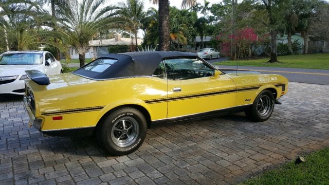 1972 Ford Mustang Convertible - 1 of Only 112 With This Paint/Trim 1972 Ford Mustang Ginger Interior