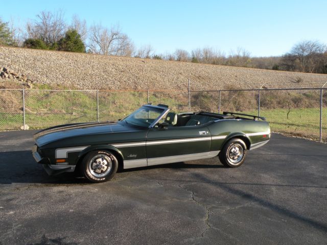 1972 Ford Mustang Convertible 351, Automatic, PS, PB, Factory Air, Marti Report 1972 Ford Mustang Convertible