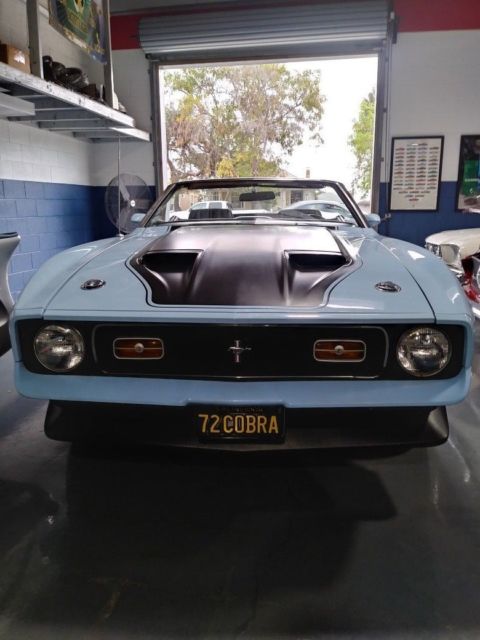 1972 Ford Mustang Convertible Cobra Jet 1972 Ford Mustang