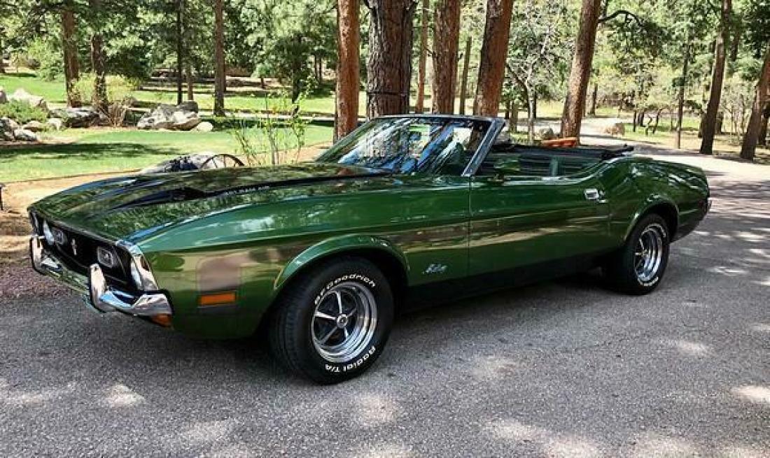 1972 Ford Mustang Convertible Pristine Classic Car Collector Automobile Muscle C 1972 Ford Mustang Convertible