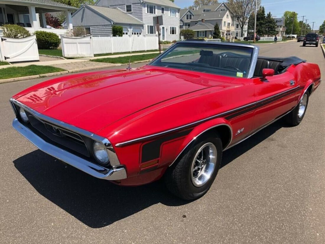 1972 FORD MUSTANG CONVERTIBLE RED 302 V8 AUTO RESTORED !!!!!! 1972 Ford Mustang