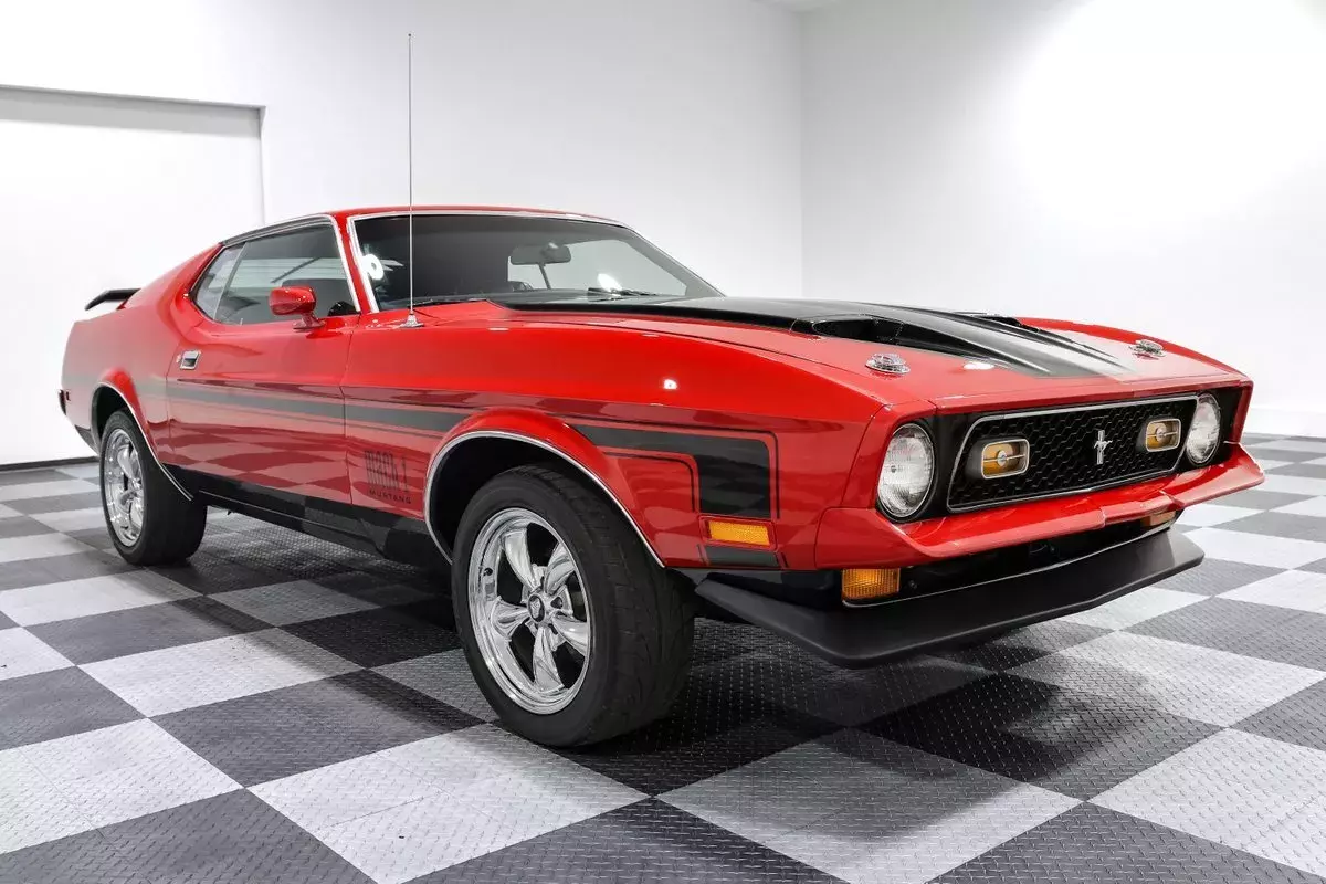 1972 Ford Mustang Mach 1 15745 Miles Red Coupe 351 Cleveland 4V C6 1972 Ford Mustang Mach 1