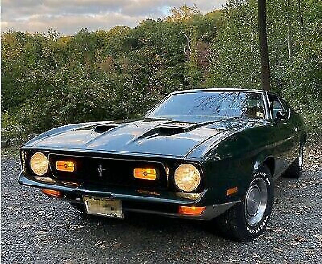 1972 Ford Mustang Mach 1 351 Green RWD Automatic leather/vinyl 1972 Ford Mustang Mach 1 351 leather/vinyl