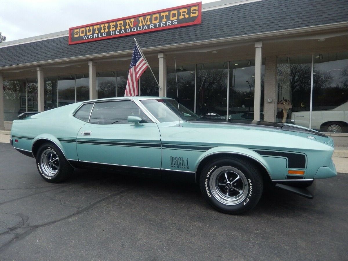 1972 Ford Mustang Mach 1 Q code 351 Cleveland 4 speed car 1972 Ford Mustang