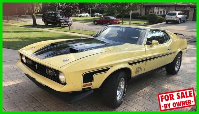 1972 Ford Mustang Mach 1 Rebuilt Clevland Engine W/ 5k miles Manual Trans C60881 1972 Ford Mustang