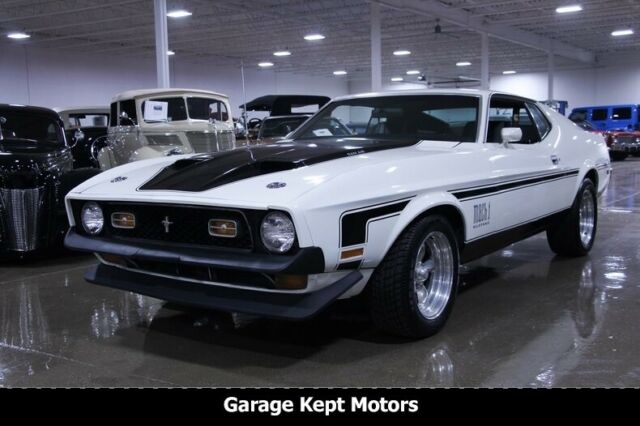 1972 Ford Mustang Mach 1 Wimbledon White Coupe 351 Cleveland V8 17854 Miles 1972 Ford Mustang Mach 1