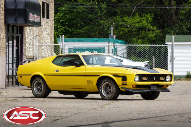 1972 Ford Mustang Mach I 351 Windsor V8 Auto Ram Air Edelbrock Intake 1972 Ford Mustang Mach I