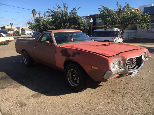 1972 Ford Ranchero 351W 5.8L Automatic All New Brakes Lifted HEI No Reserve 1972 Ford Ranchero