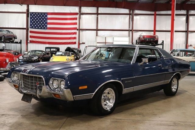 1972 Ford Torino 66727 Miles Dark Blue Coupe 351cid V8 Automatic 1972 Ford Torino --