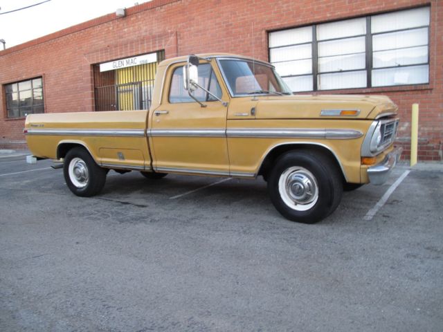1972 FORD XLT ORIGINAL PAINT CAMPER SPECIAL CALIFORNIA TRUCK CHECK IT OUT 1972 Ford F-100 F 200