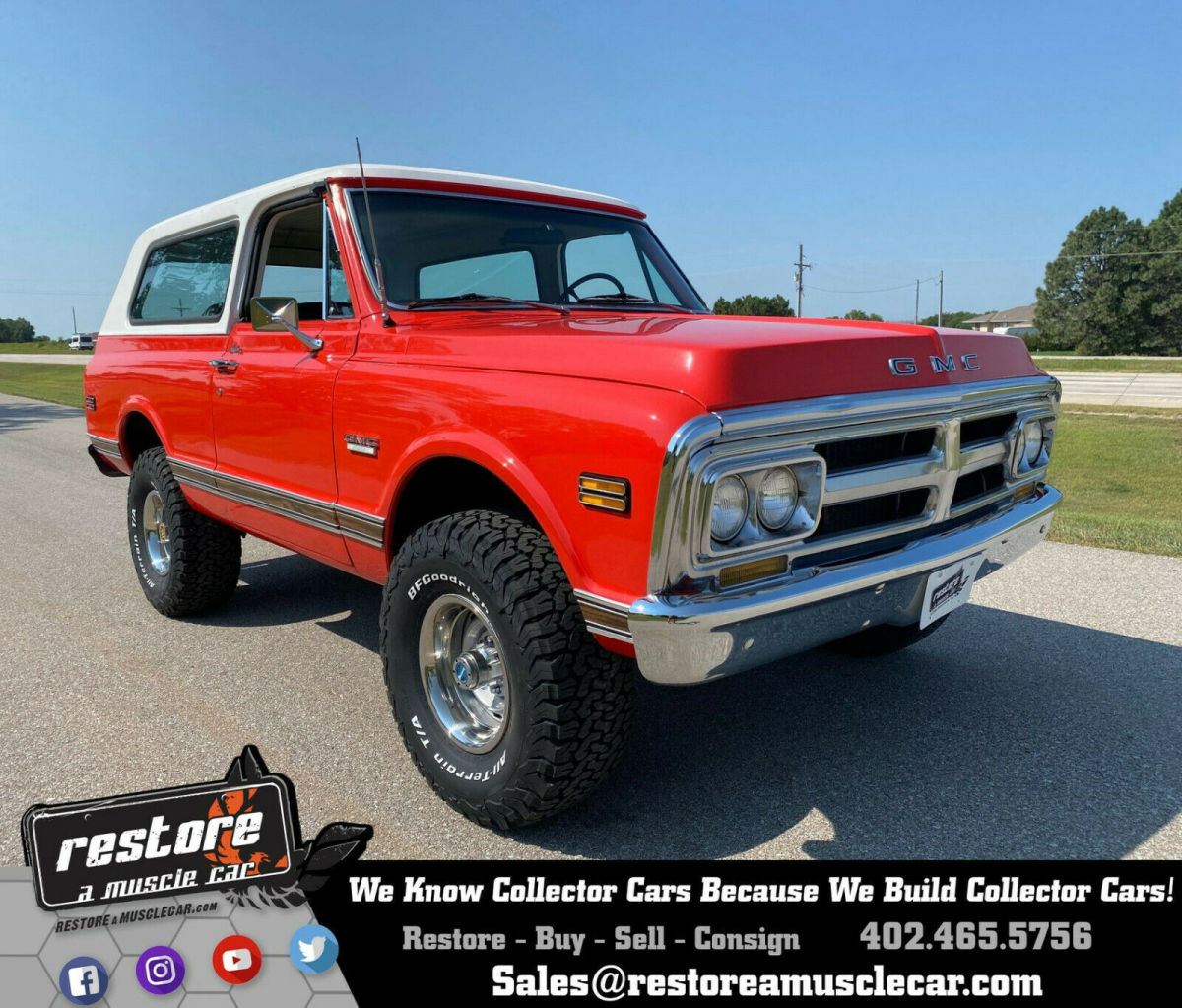 1972 GMC Jimmy K5 Cheyenne - 350 V8, 4x4, Automatic, AC, Removable Top, Orange 1972 GMC Jimmy K5 Cheyenne, 350 V8, 4x4, Auto, AC, Removable Top