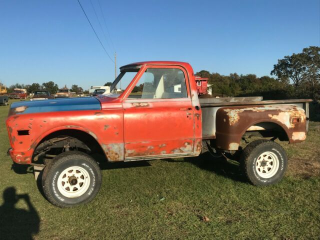 1972 GMC K15 SWB, Step Side, Rare Factory Buckets, Console A/C.Tinted Glass,Tilt 1972 GMC K15 Factory Bucket Seats, A/C