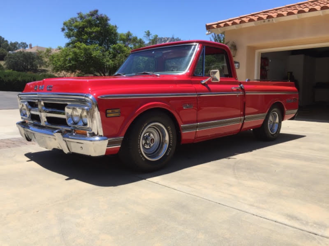 1972 GMC sierra grande, big block 396,short bed pick up 1972 GMC Sierra 1500 chrome/woodgrain