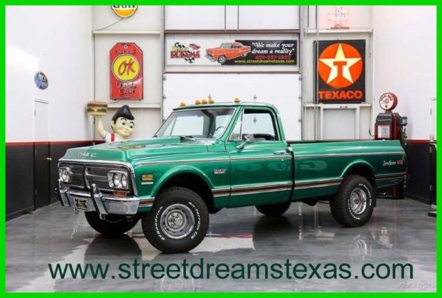 1972 GMC Sierra Grande' 4 x 4 crate 350 auto ac ps pb houndstooth super slick 1972 GMC Sierra 1500 Sierra Grande