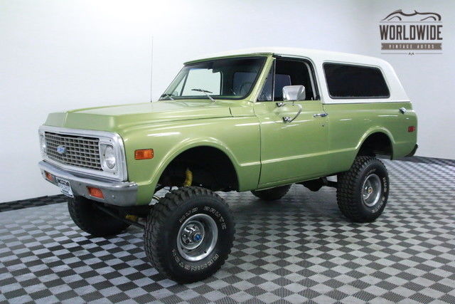 1972 Green RESTORED 350 V8 4X4 FULL CONVERTIBLE RARE! 1972 Chevrolet Blazer