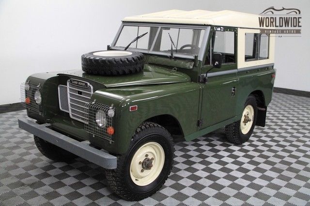 1972 Green SERIES III 88” Frame off Restored. Rare!! 1972 Land Rover SERIES SERIES III 88” Frame off Restored. Rare!