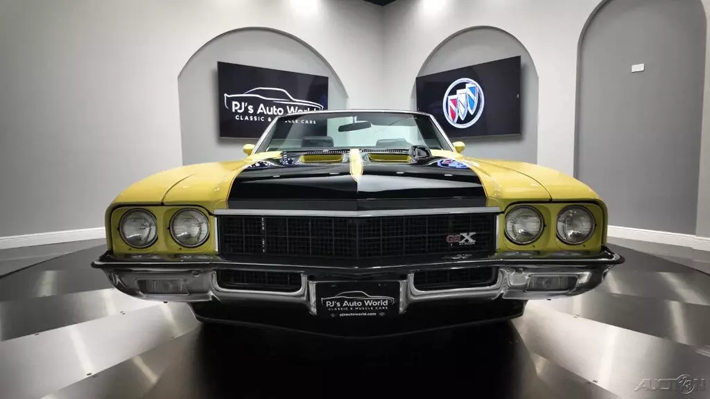 1972 Buick Skylark Factory Sunburst Yellow, Power Top, Ram Air Hood! - photo 9